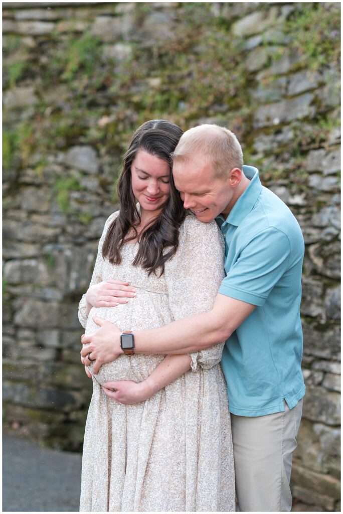 Spring maternity session in downtown Lititz, PA