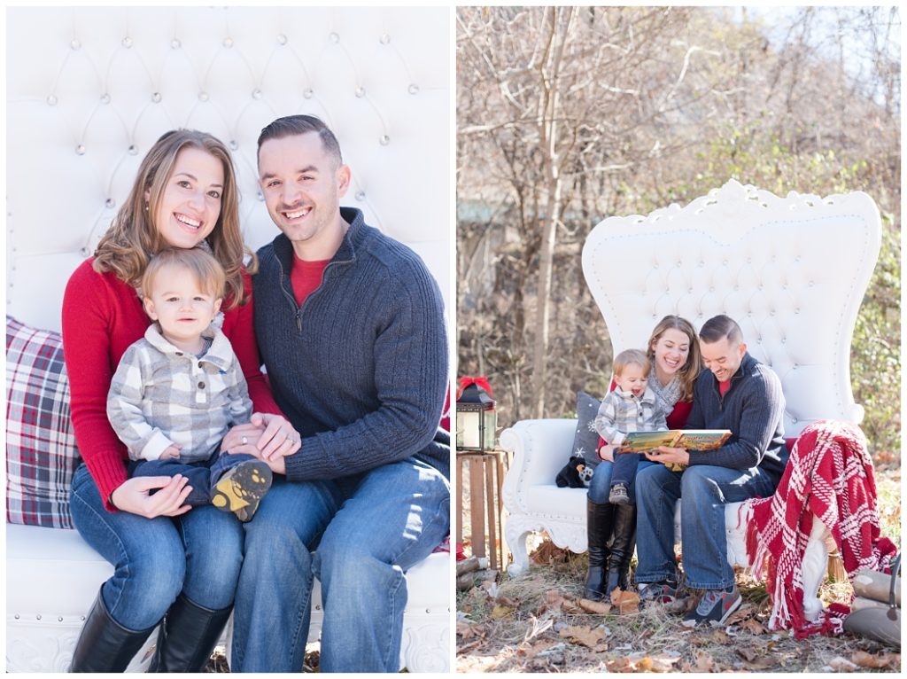 Christmas Mini Sessions White Couch Harrisburg PA